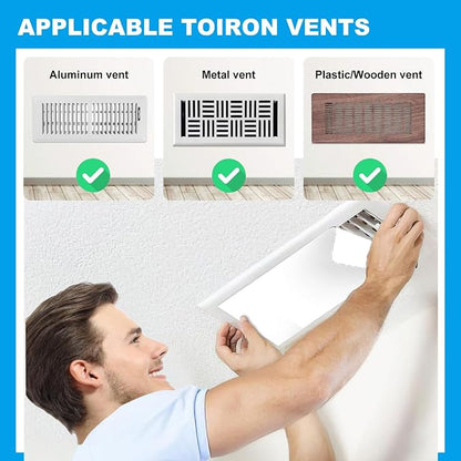 4 Packs Floor Register Vent Cover, Stone & More - Image 3