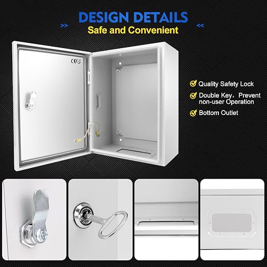 Outdoor Electrical Junction Box, Wall Mounted IP66 Waterproof & Dustproof - Image 5