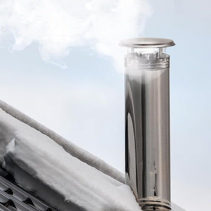 DuraVent DuraPlus 8 Inch Stainless Steel Round Chimney Cap - Image 8
