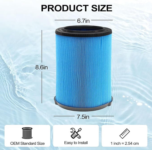 Replacement VF5000 Filter for Ridgid Shop Vac Filter 5-20 Gallon, 3-Layer - Image 2