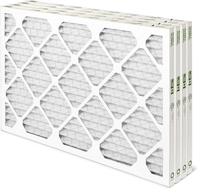 Mann+Hummel 12x24x1 MERV 8 Pleated HVAC AC Furnace Air Filters. 4 Pack. by MannHummel