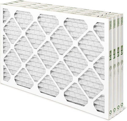 Mann+Hummel 12x24x1 MERV 8 Pleated HVAC AC Furnace Air Filters. 4 Pack. by MannHummel