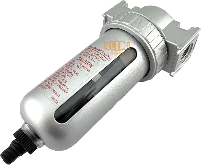 1/4" NPT MID FLOW Particulate Filter/Water Trap - Image 3