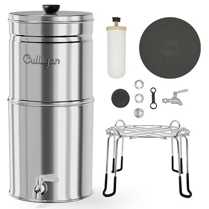 Culligan MaxClear 3 Gallon Gravity Water Filter System, Polished - Image 7