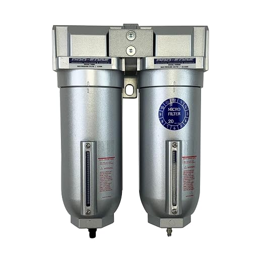 1/2" NPT Industrial Moisture Removing Particulate Filter Water Separator and Oil - Image 3