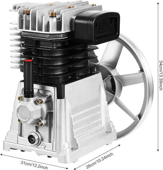 Air Compressor Pump Head, 3hp Air Compressor Pump-Head, 2200w Portable - Image 2