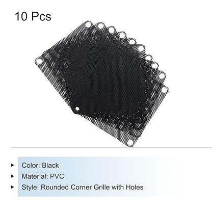 MECCANIXITY 10PCS PC Dust Filter, 70mmx70mm PVC Computer Case Cooler Dustproof - Image 3