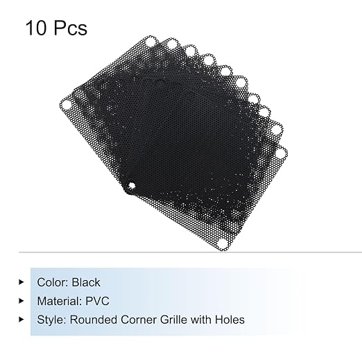 MECCANIXITY 10PCS PC Dust Filter, 60mmx60mm PVC Computer Case Cooler Dustproof - Image 3
