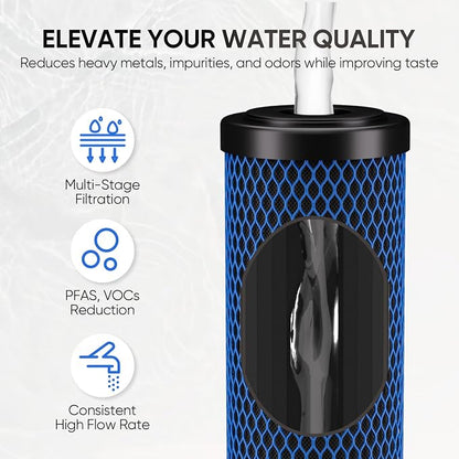 PUREPLUS 5 Micron 20" x 2.5" Whole House PFAS Removal Replacement Water Filter - Image 5
