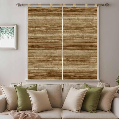 Vintage Western Bathroom Curtains 63 Inch Length, Window Curtains Tab Top - Image 9