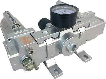 3/4" NPT HEAVY DUTY Compressed Air In Line Filter Regulator Lubricator Oiler - Image 3