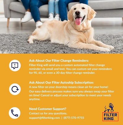 Filter King 20x25x1 Air Filter | 6-PACK | MERV 13 HVAC Pleated A/C Furnace - Image 5