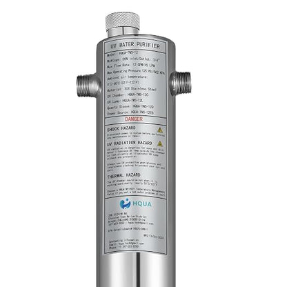 HQUA WF3-03 3-Stage Free-Standing Whole House Water Filtration System, UV - Image 2