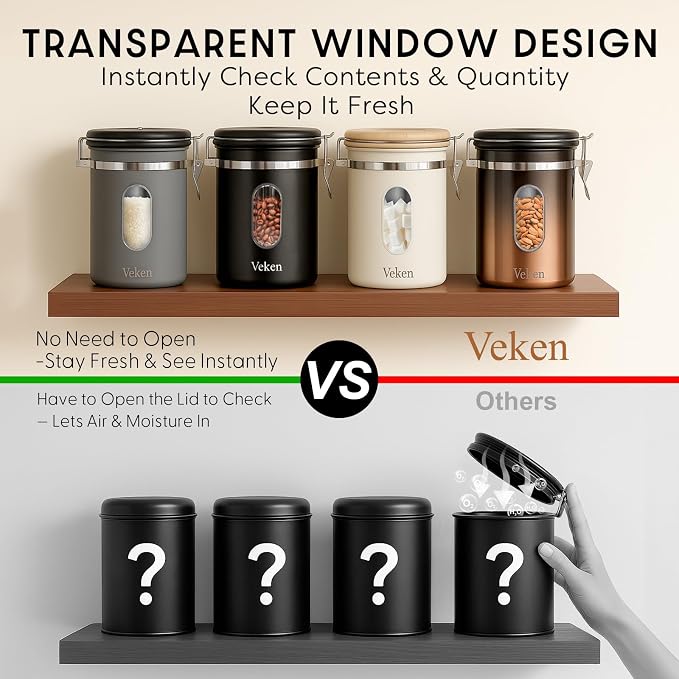 Veken Coffee Sugar Canister - Image 3