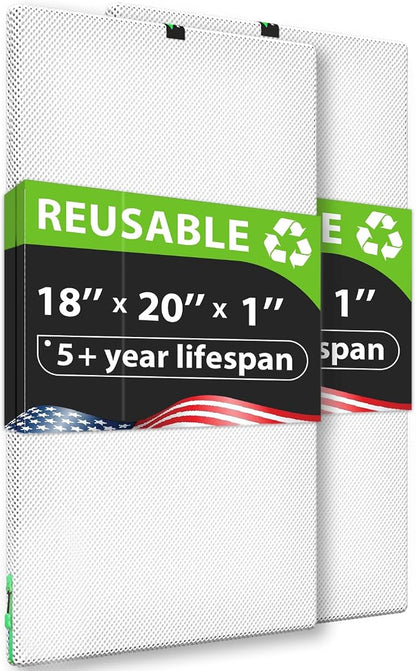 REair 18x20x1 Air filter Pro Kit, Washable and Reusable Air Filter 18x20x1 by Reair