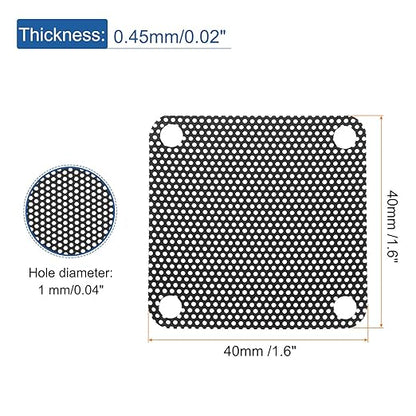 MECCANIXITY 20PCS PC Dust Filter, 40mmx40mm PVC Computer Case Cooler Dustproof - Image 2