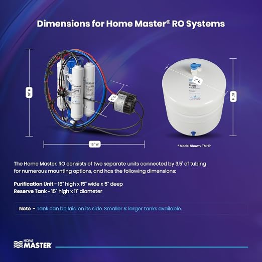 Home Master TMHP HydroPerfection Reverse Osmosis System, Patented 2-pass - Image 6