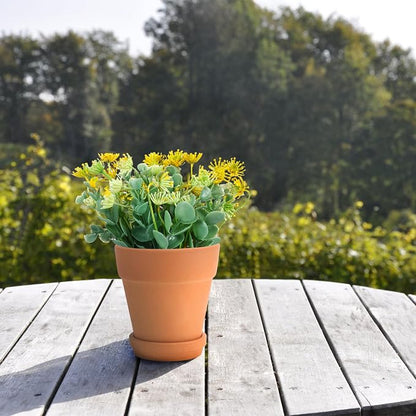 Red Clay Baked Clay Succulent Flower Pots - Image 5