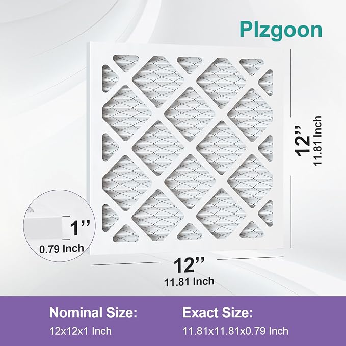 12x12x1 Air Filter MERV 11 MPR 1000 Pleated HVAC AC Furnace Air Filter Air - Image 2