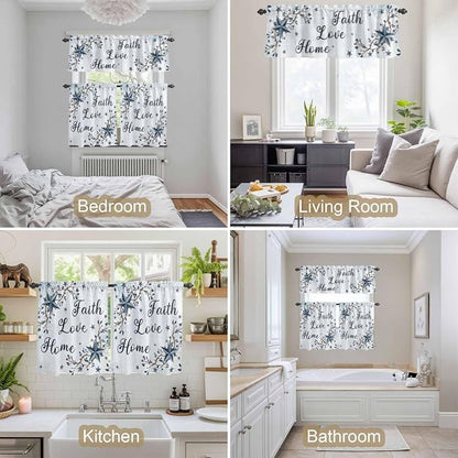 Texas Star Country Kitchen Curtains Set 3 Piece - Image 4