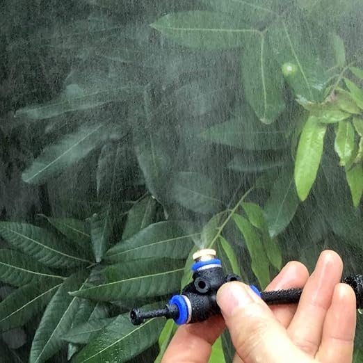 iRuiZhe Misting Cooling System Kit 59FT DIY Outdoor Mist Cooling Kit+21 Brass - Image 4