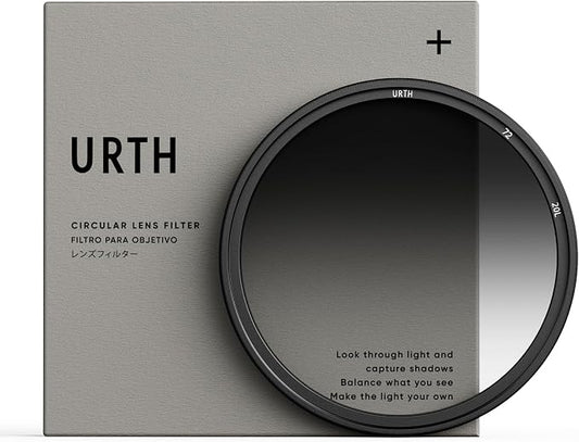 Urth 72mm Soft Graduated ND8 Lens Filter — 3-Stop, Ultra-Slim 20-Layer by Urth
