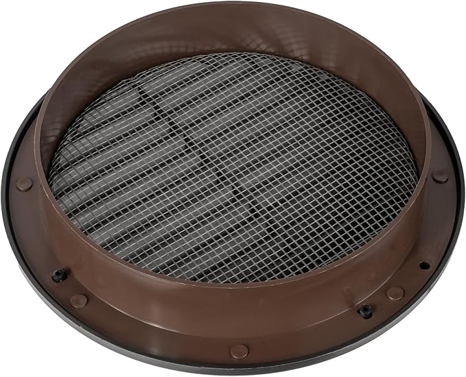 Black 6" Inch Round Ventilation Grille - Image 4