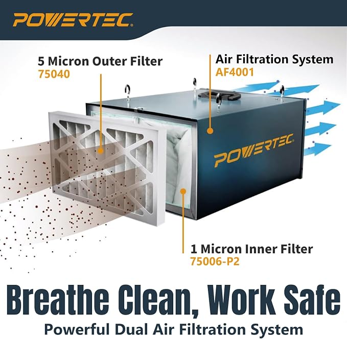 POWERTEC 5 Micron Outer Air Filter - Image 6