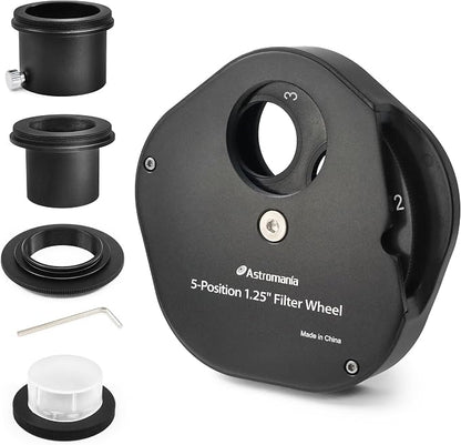 Astromania Filter Wheel for Telescope, Filter Drawer Compatible by AstromaniaOptics