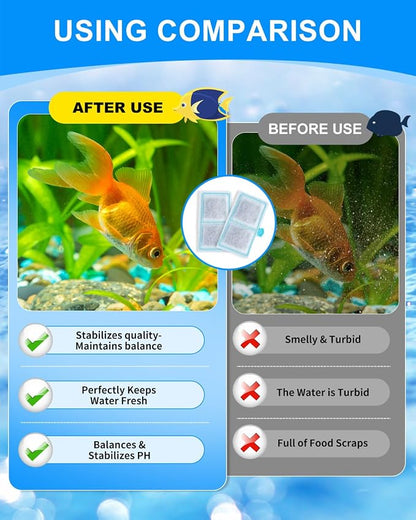 6 Pack Upgraded EF-S Fish Tank Filters Compatible - Image 7