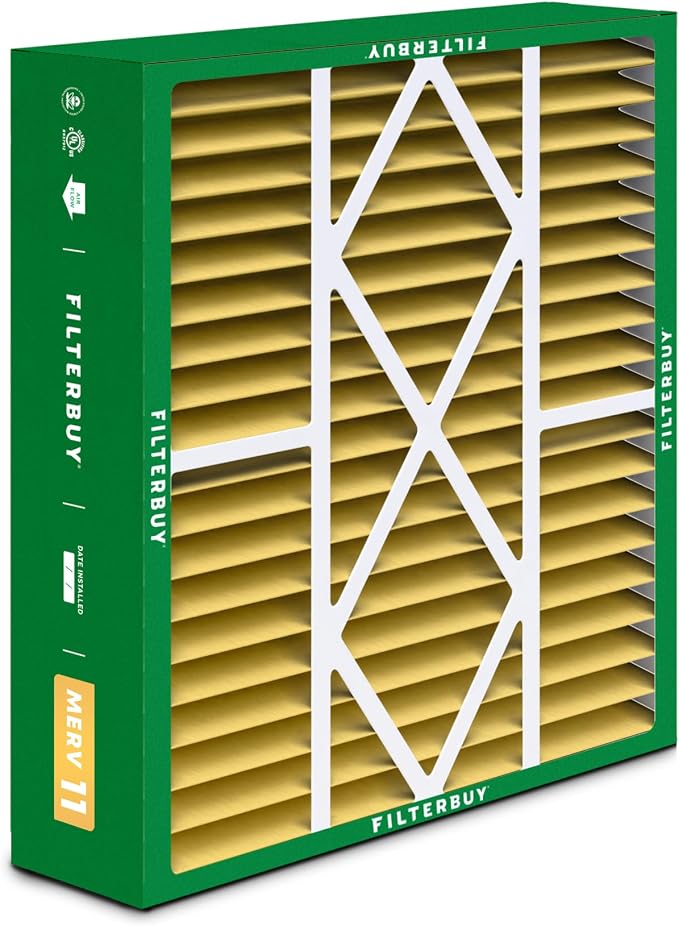 Filterbuy 20x25x5 Air Filter MERV 11 Superior Pet & Allergy Defense, Pleated - Image 8