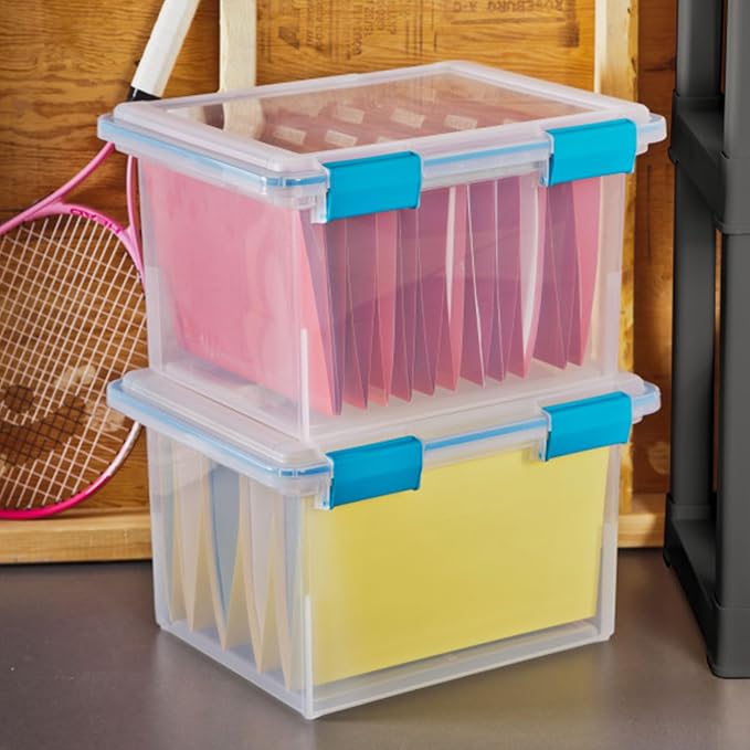 Sterilite 12-Pack Gasket Box, Weather-Resistant Storage Bins - Image 6