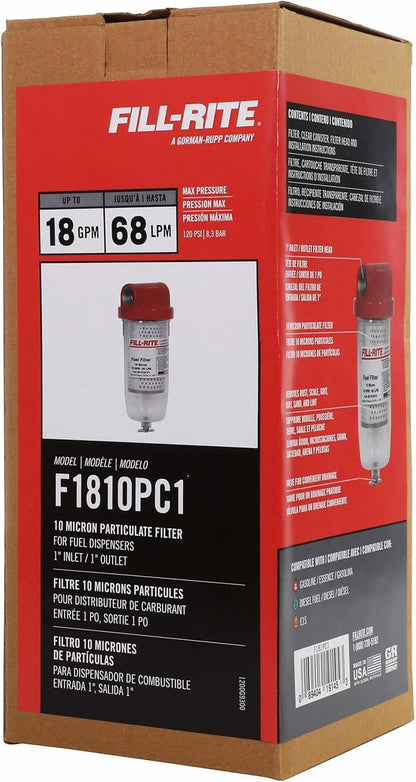Fill-Rite F1810PC1 1" 18 GPM 10 Micron Particulate Fuel Filter - Image 5