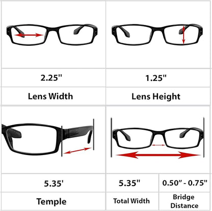 TruVision Readers Reading Glasses, Comfort Spring Hinges - Image 6