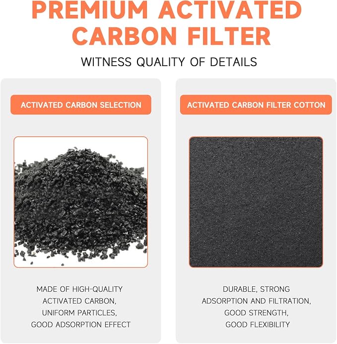 Carbon Filter 12 Pack 4" x 12" Activated Charcoal Air Vent Filters Premium - Image 2