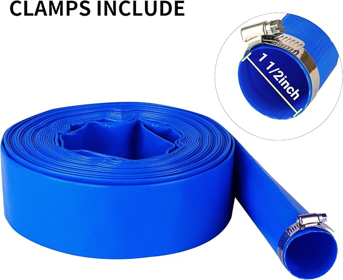 1-1/2" x 25 FT Pool Backwash Hose, - Image 3