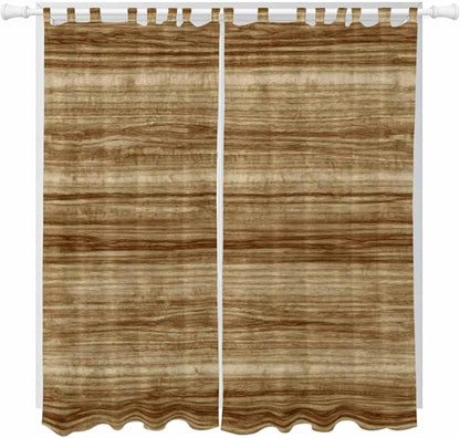 Vintage Western Living Room Curtains 84 Inch Length, Window Curtains Tab Top by Unknown
