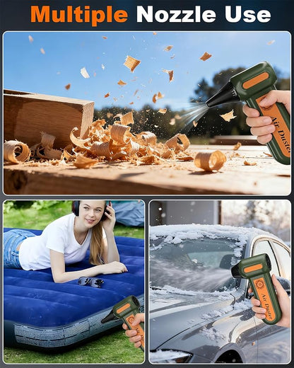 Powerful 2-in-1 Compressed Air Duster & Handheld Car Vacuum Cleaner - Image 9