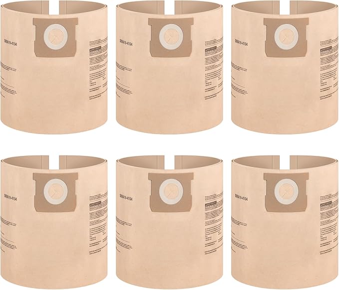 DEWALT DXVA19-4104 Dust Filter Bags, High Efficiency Replacement Bags by DEWALT