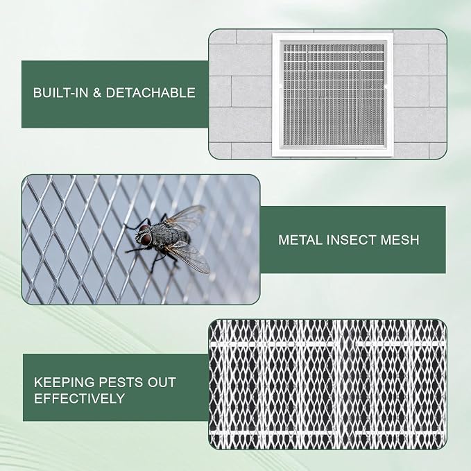 18" X 18" Aluminum Gable Vent - Image 4