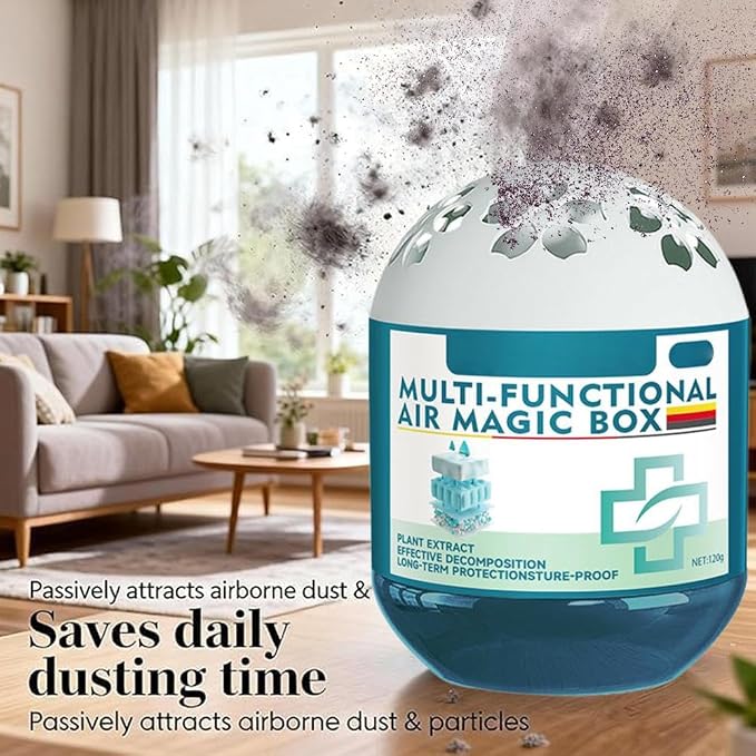 Indoor Air Purification Dust Removal Magic Box, No Electricity Needed & Silent - Image 3