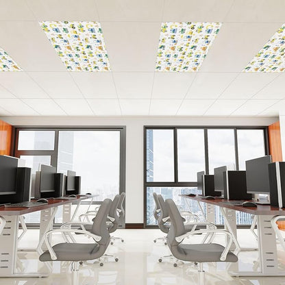 4 Pcs Fluorescent Light Covers for Ceiling Lights Construction Vehicles - Image 3