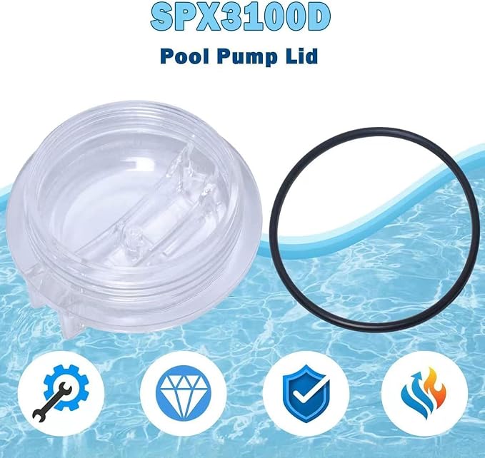 Pool Lid Replacement Thread Strainer Cover Pool Leaf Trap Sand Filter Acrylic - Image 5