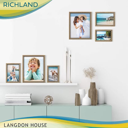 Langdon House 8x10 Picture Frames Contemporary Style Wood-Like Photo Frames - Image 6