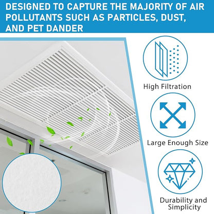 Pangda Merv 13 Filter Material, 30 Ft² Cut to Fit Air Vent Filters - Image 3