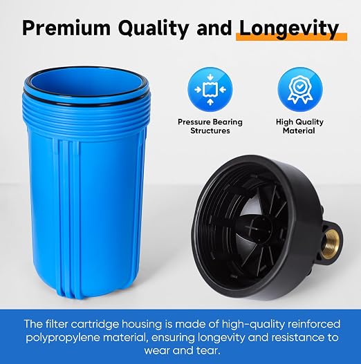 PUREPLUS 2-Stage Whole House Water Filtration System, NSF/ANSI 42 Certified - Image 6