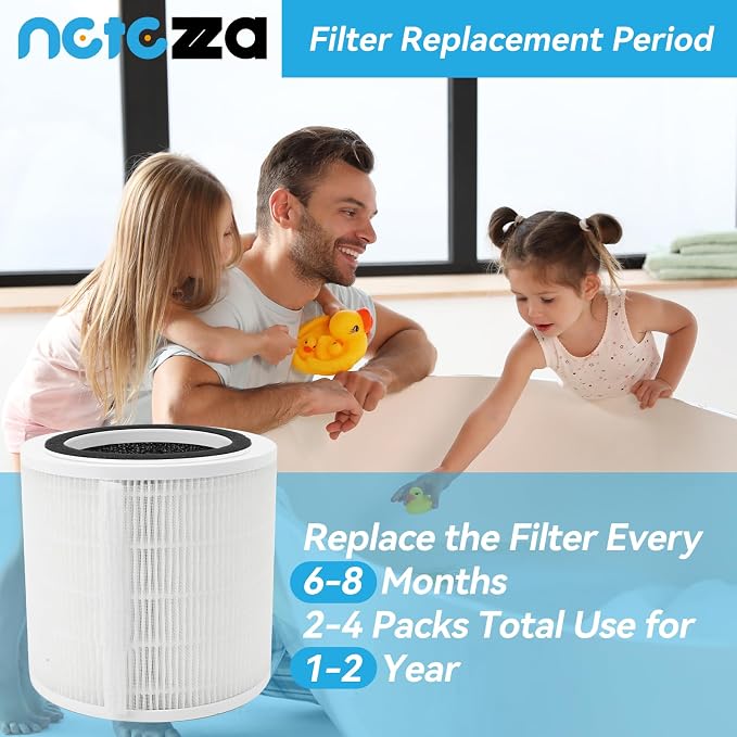 H7126 Filter Compatible with Govee H7126 Mini Air Purifier, Fit - Image 4