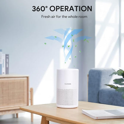 FULMINARE Air Purifiers for Bedroom H13 True HEPA Air Filter Quiet Air Cleaner - Image 4