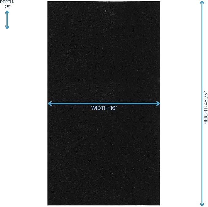 Filter Bros HRF-AP1 Cut to Fit Activated Carbon Roll Replacement Fits Honeywell - Image 2
