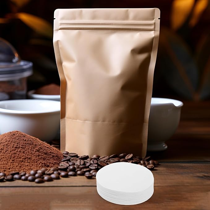 300pcs White round Disposable Coffee Filters 64mm - Image 6